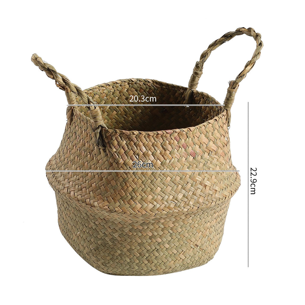 Handcrafted Decorative Storage Basket Soft Textile Handwoven | Thrascher
