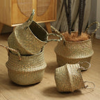 Handcrafted Decorative Storage Basket Soft Textile Handwoven | Thrascher