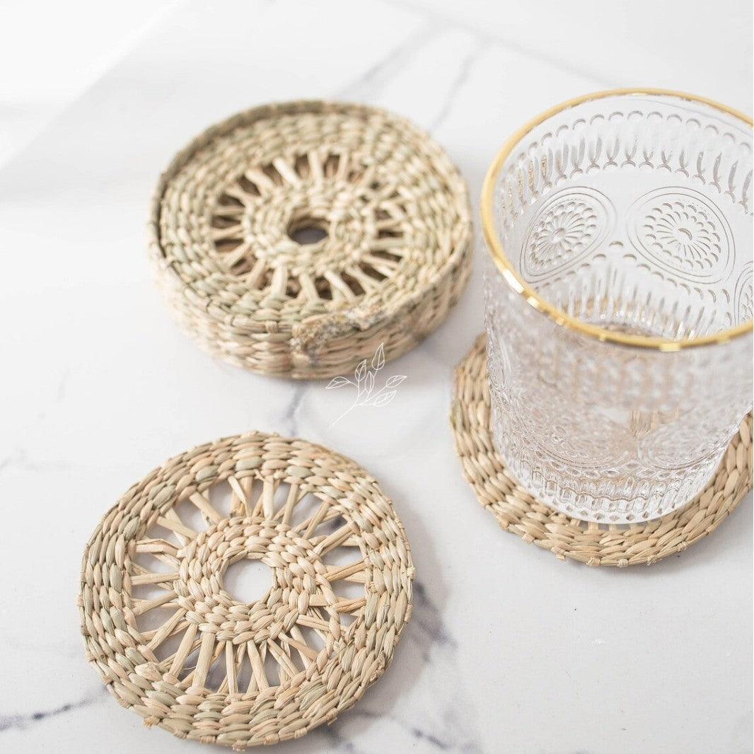 Handcrafted Natural Fiber Coasters | Thrascher