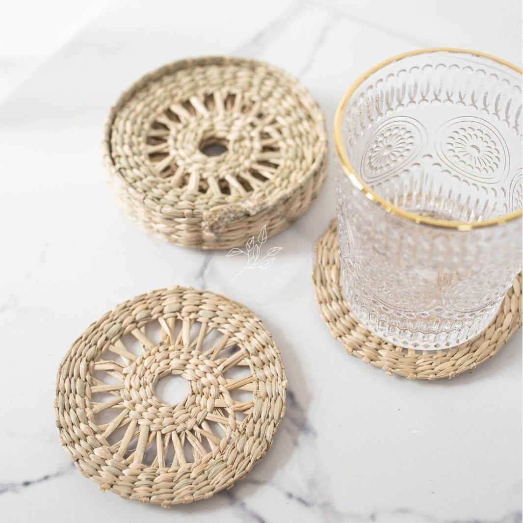 Handcrafted Natural Fiber Coasters | Thrascher