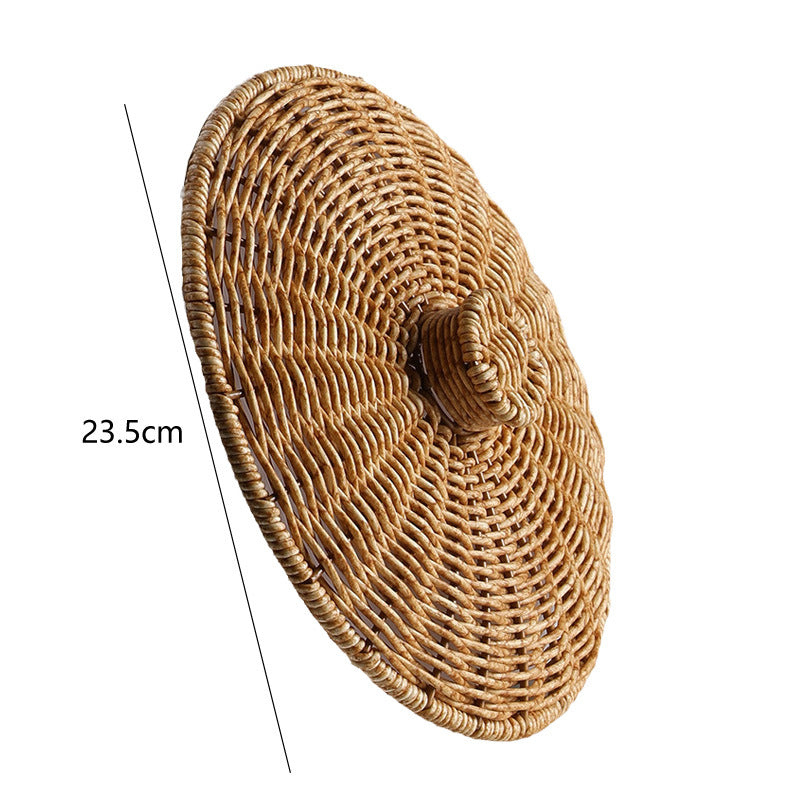 Handcrafted Natural Willow Trash Basket | Thrascher