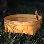 Handcrafted Natural Woven Storage Basket Small | Thrascher