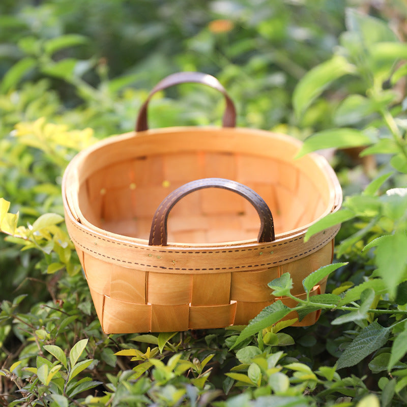 Handcrafted Natural Woven Storage Basket Small | Thrascher