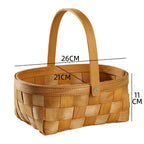 Handcrafted Natural Woven Storage Basket Small | Thrascher