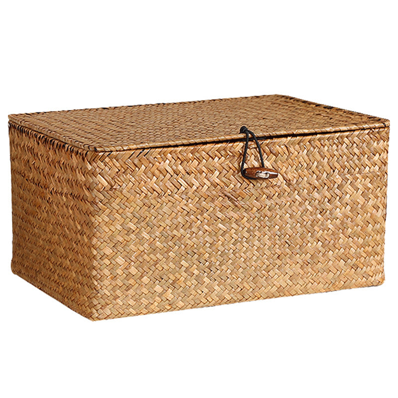 Handcrafted Natural Woven Storage Chest | Thrascher