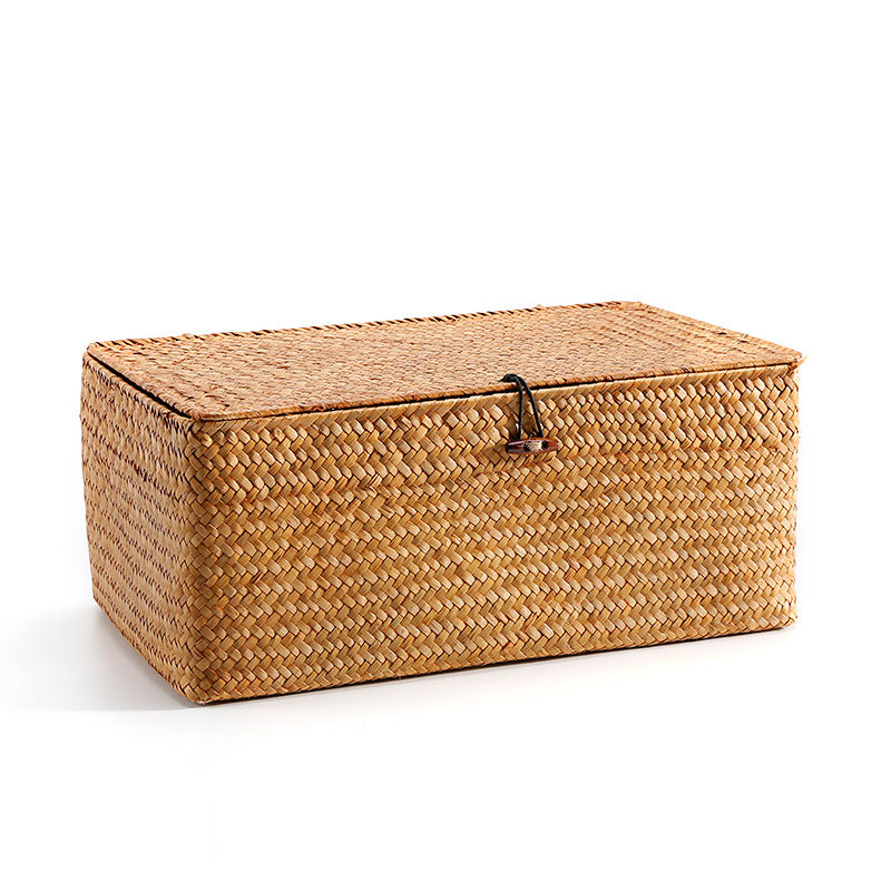 Handcrafted Natural Woven Storage Chest | Thrascher