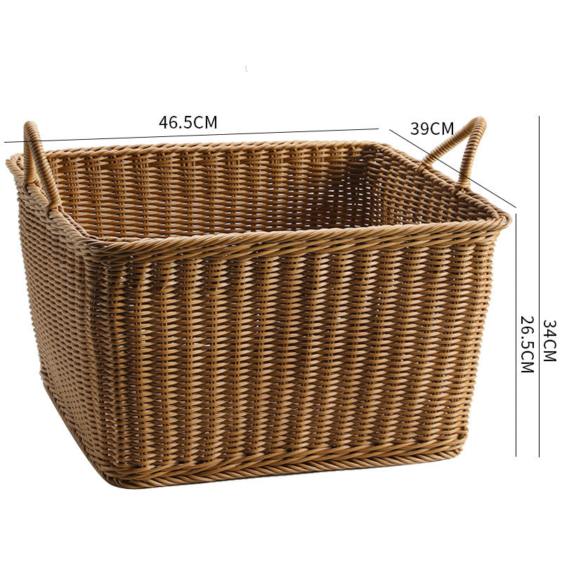 Handcrafted Rattan Storage Basket Large | Thrascher