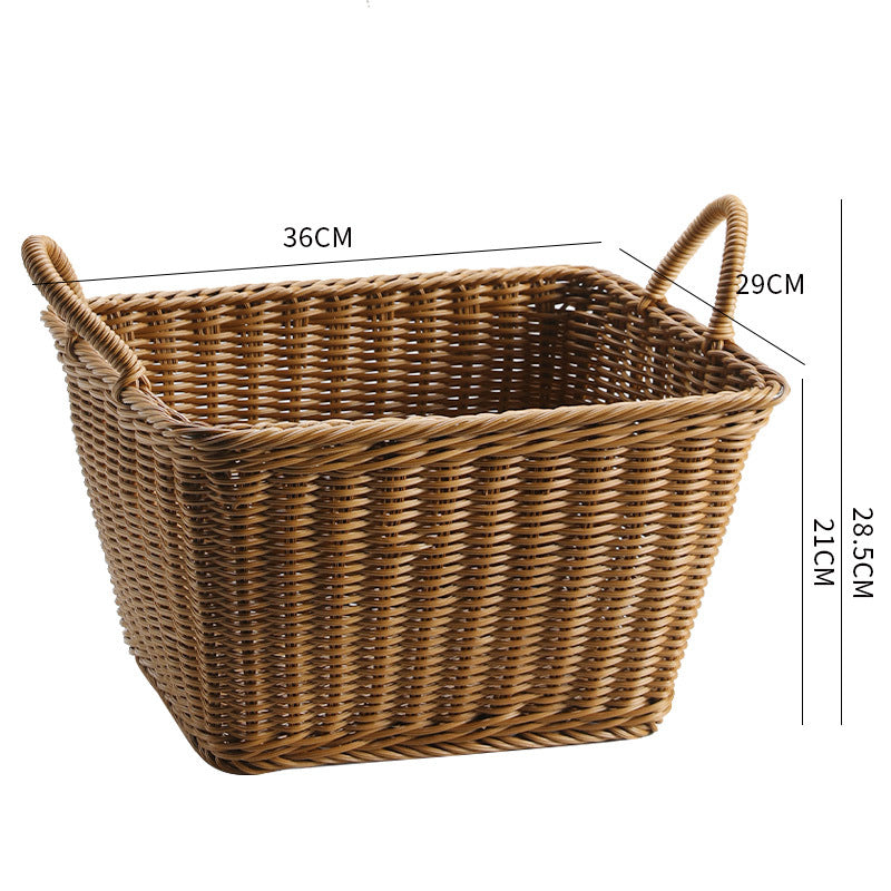 Handcrafted Rattan Storage Basket Large | Thrascher
