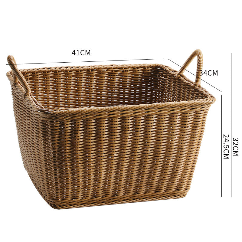 Handcrafted Rattan Storage Basket Large | Thrascher