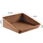 Handcrafted Rectangular Rattan Storage Basket | Thrascher
