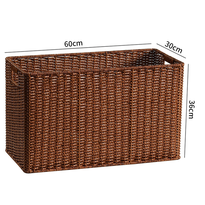 Handcrafted Rectangular Storage Basket | Thrascher