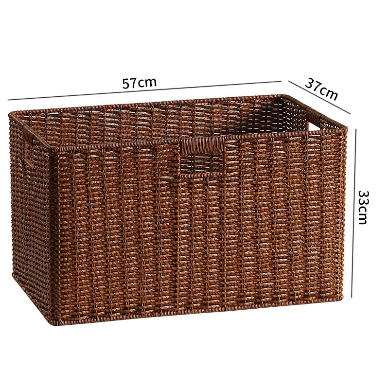 Handcrafted Rectangular Storage Basket | Thrascher