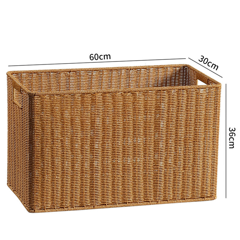 Handcrafted Rectangular Storage Basket | Thrascher