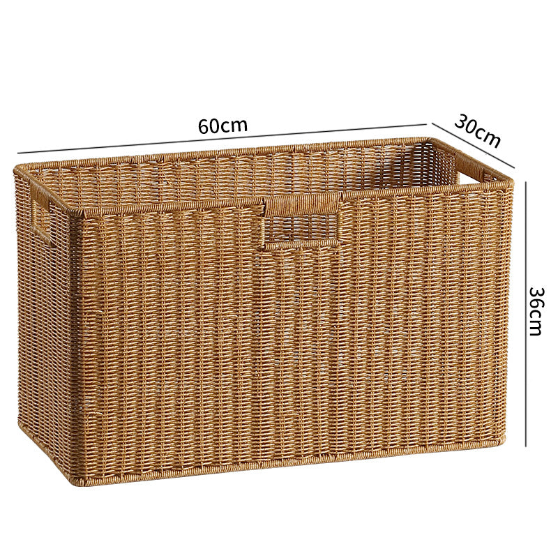 Handcrafted Rectangular Storage Basket | Thrascher