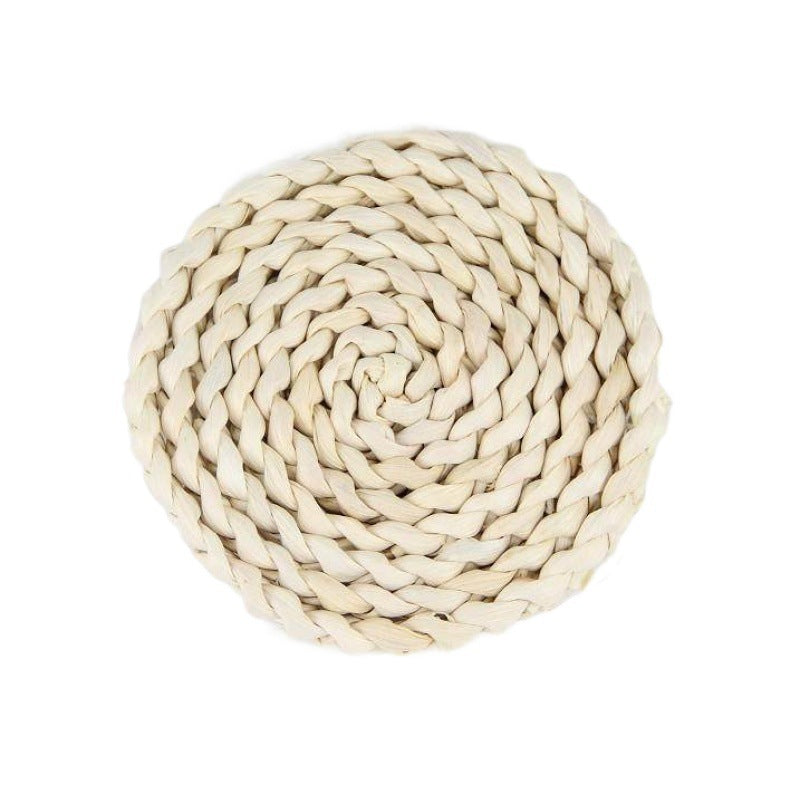 Handcrafted Round Woven Coaster | Thrascher