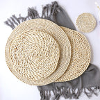 Handcrafted Round Woven Coaster | Thrascher