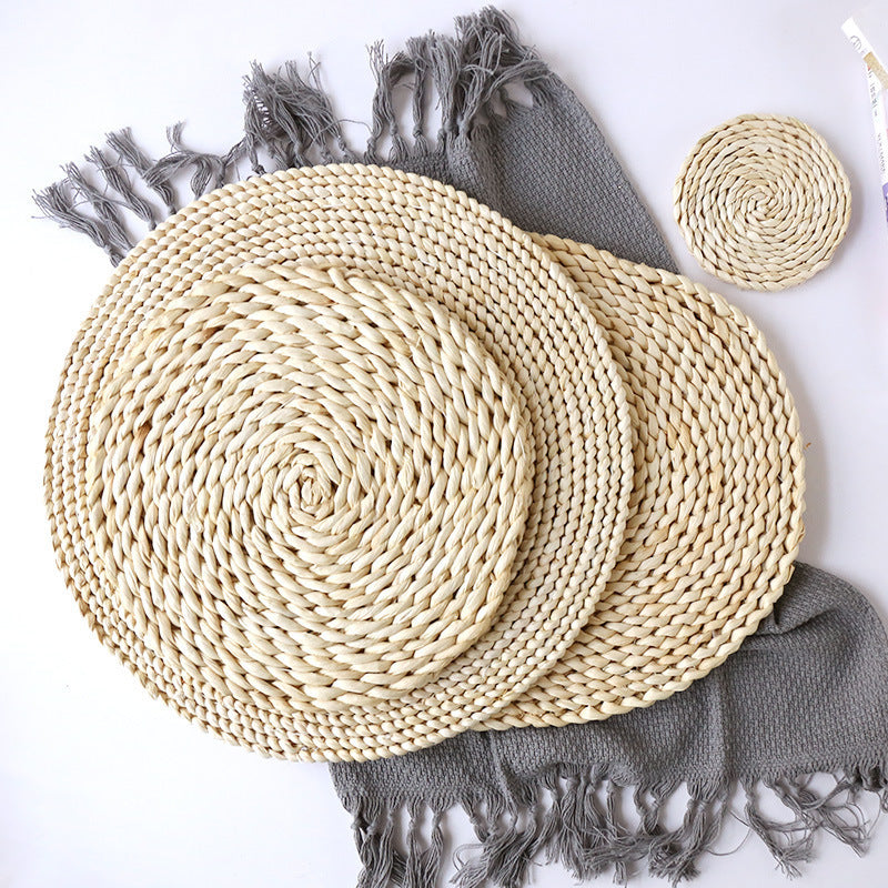 Handcrafted Round Woven Coaster | Thrascher