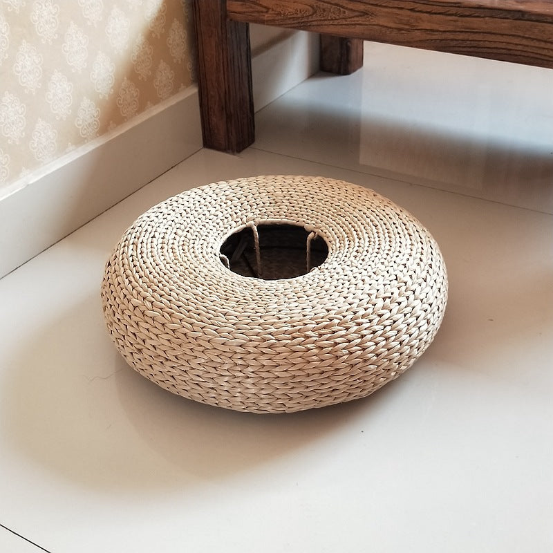 Handcrafted Sitting Pouf made of Natural Material | Thrascher