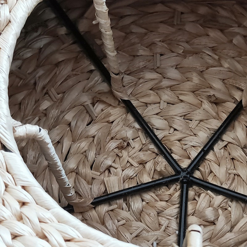 Handcrafted Sitting Pouf made of Natural Material | Thrascher