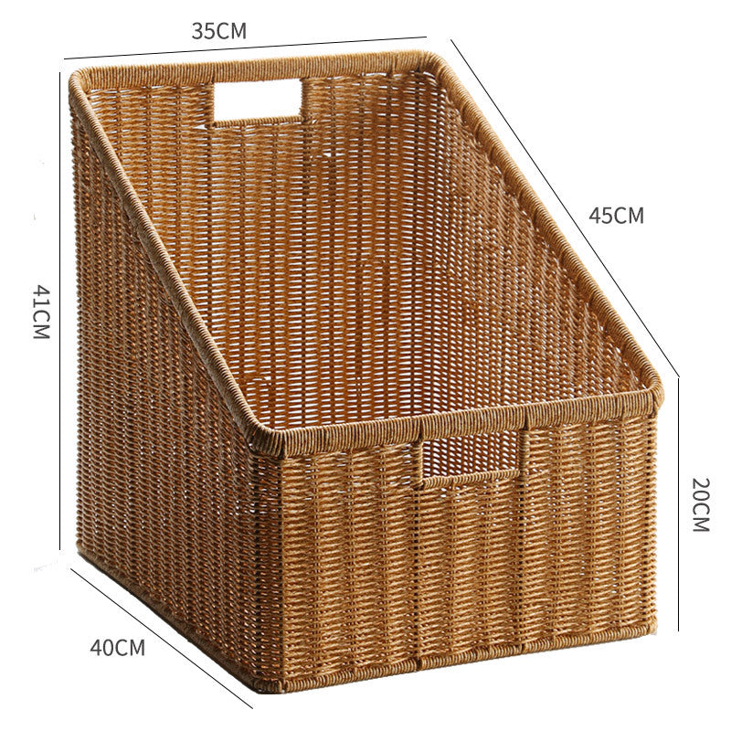 Handcrafted Storage Basket Dark Coffee | Thrascher