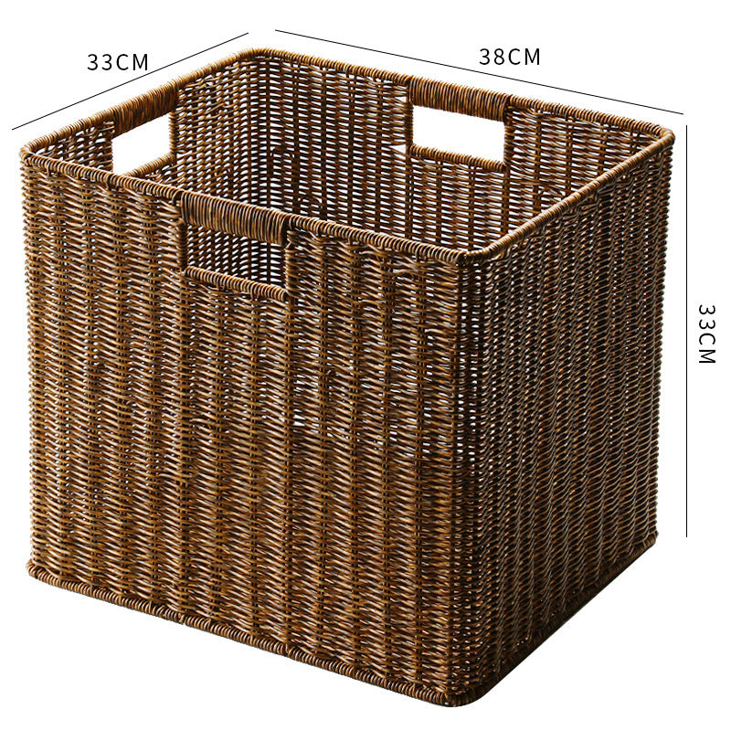 Handcrafted Storage Basket Dark Coffee | Thrascher