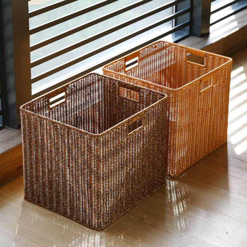 Handcrafted Storage Basket Dark Coffee | Thrascher