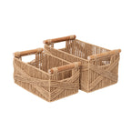 Handcrafted Storage Basket made of Braided Natural Material | Thrascher