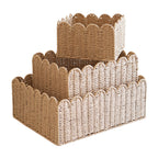 Handcrafted Storage Basket with Curved Edge | Thrascher