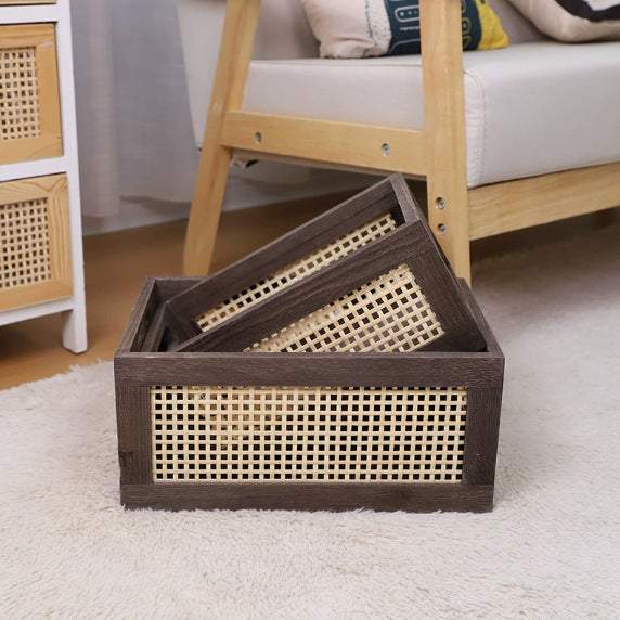 Handcrafted Storage Basket with Natural Weave for Home | Thrascher