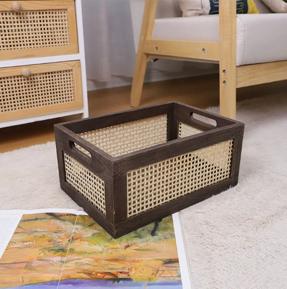 Handcrafted Storage Basket with Natural Weave for Home | Thrascher