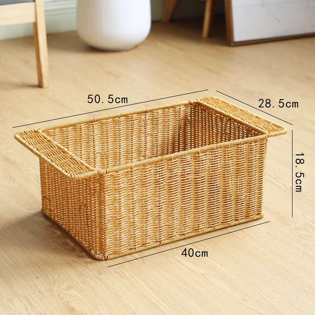 Handcrafted Storage Basket with Reinforced Edges | Thrascher