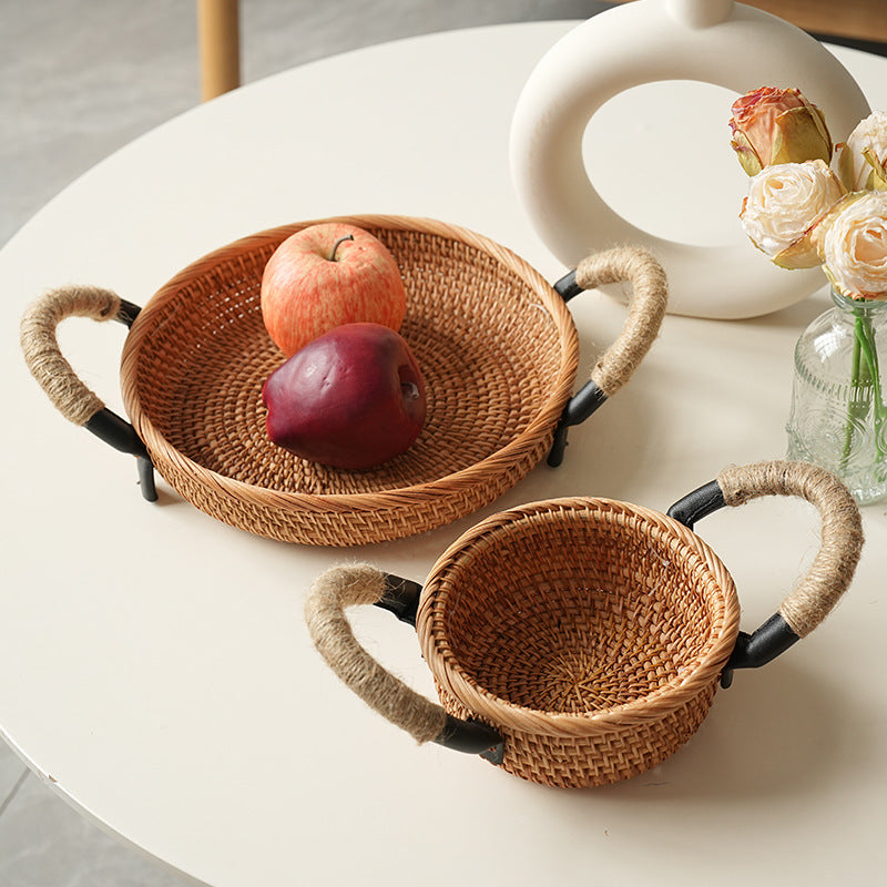 Handcrafted Storage Basket with Sturdy Handles | Thrascher