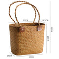 Handcrafted Straw Tote Bag | Thrascher