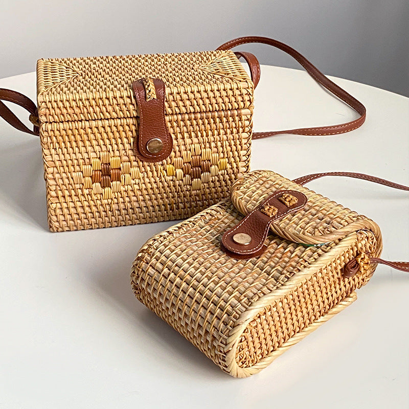 Handcrafted Tote Bag made of Braided Rattan | Thrascher