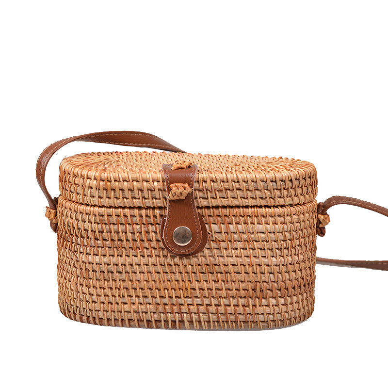 Handcrafted Tote Bag made of Braided Rattan | Thrascher