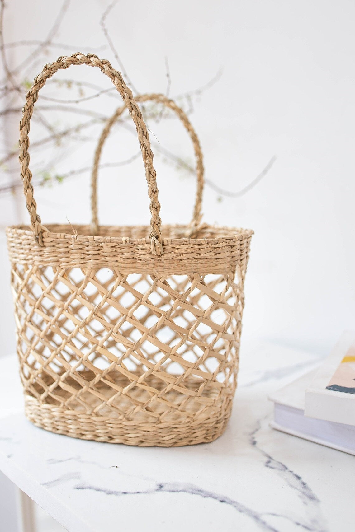 Handcrafted Woven Glass Holder | Thrascher