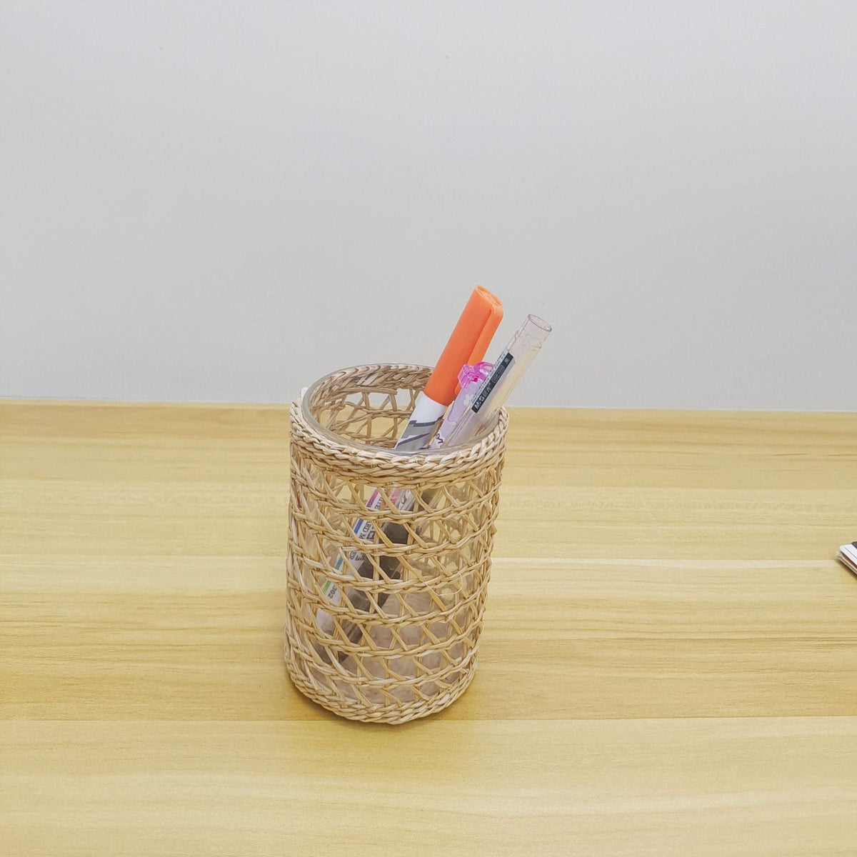 Handcrafted Woven Glass Holder | Thrascher
