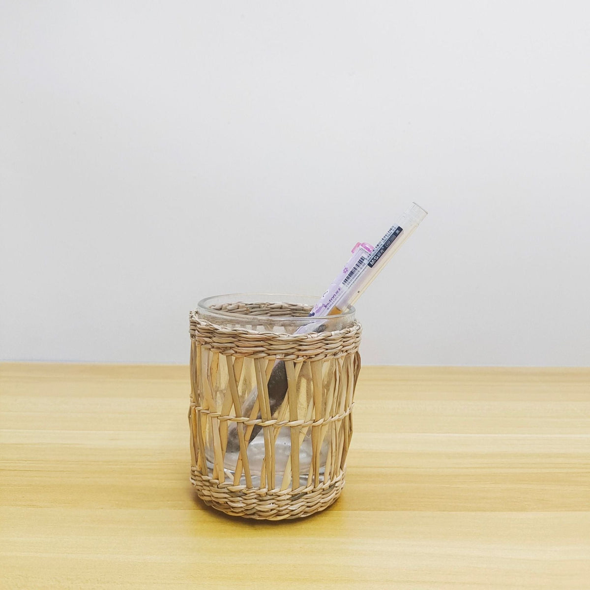 Handcrafted Woven Glass Holder | Thrascher