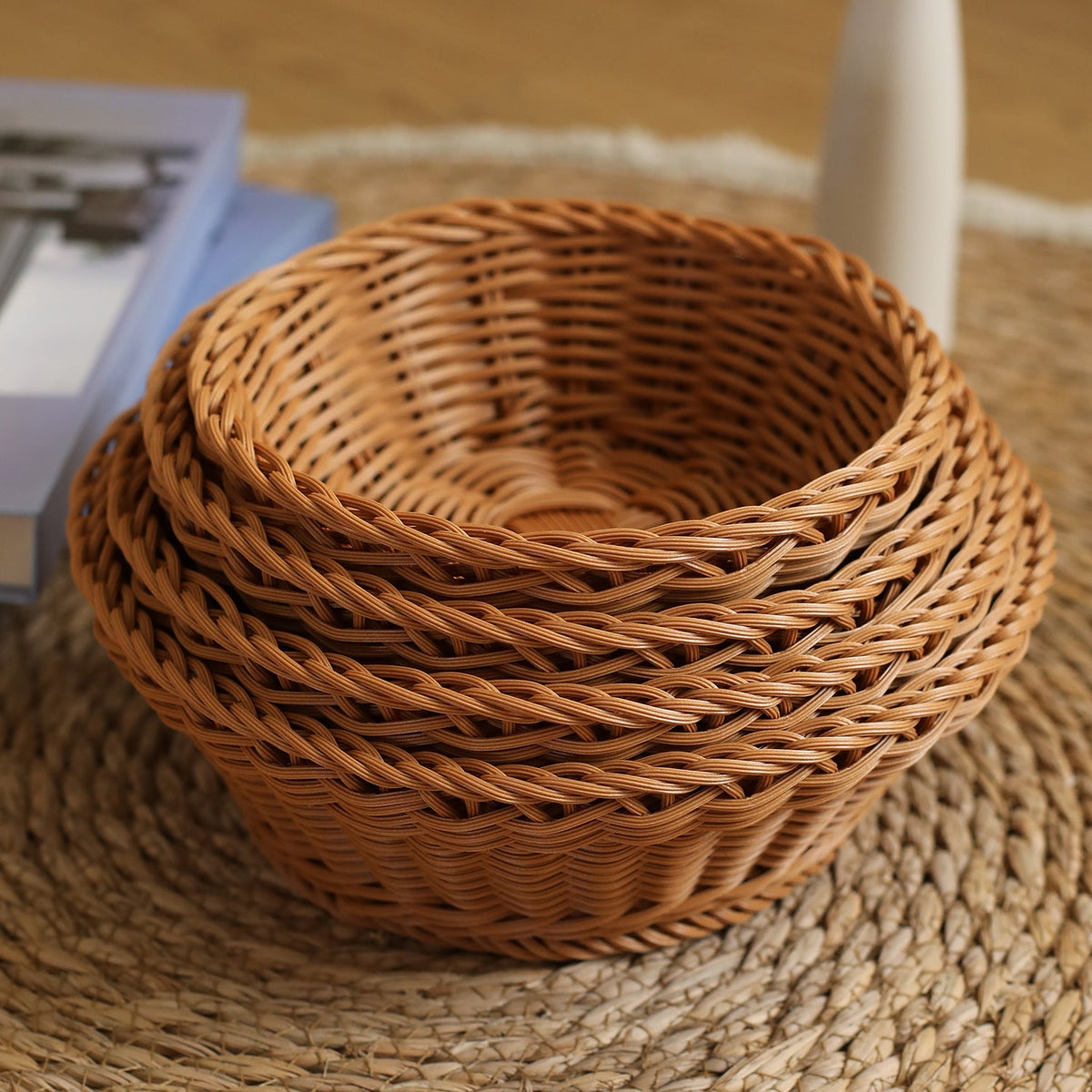 Handcrafted Woven Serving Bowl | Thrascher