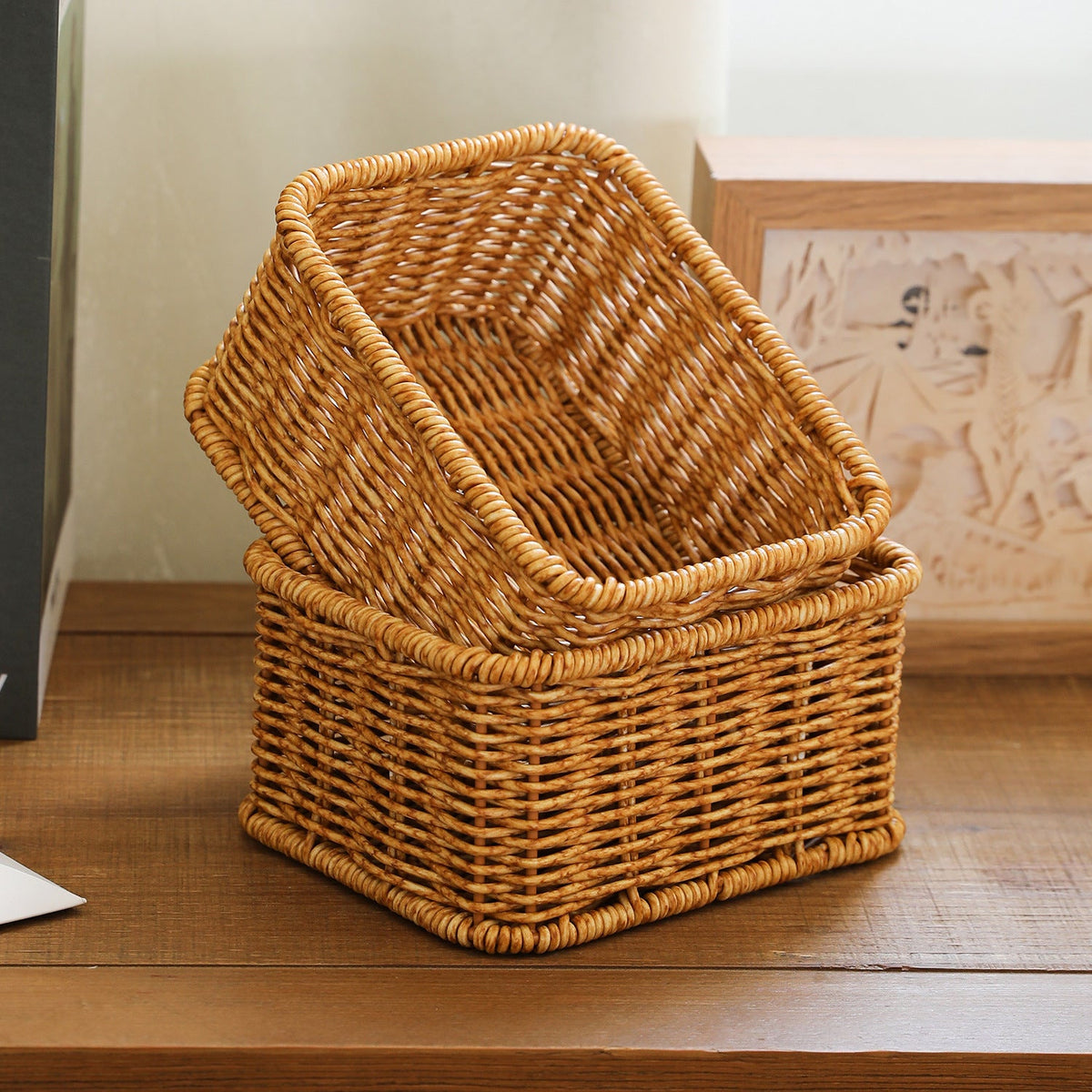 Handcrafted Woven Storage Basket Model O2Sw | Thrascher