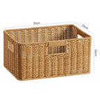 Handcrafted Woven Storage Box Light Brown | Thrascher