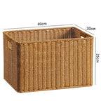 Handcrafted Woven Storage Box Light Brown | Thrascher