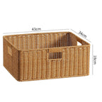 Handcrafted Woven Storage Box Light Brown | Thrascher