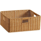 Handcrafted Woven Storage Box Light Brown | Thrascher