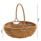Handcrafted Woven Utility Basket Light Brown | Thrascher