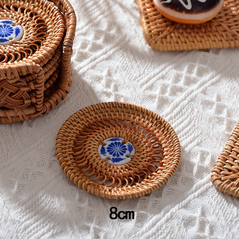 Handmade Coasters made of Woven Material | Thrascher