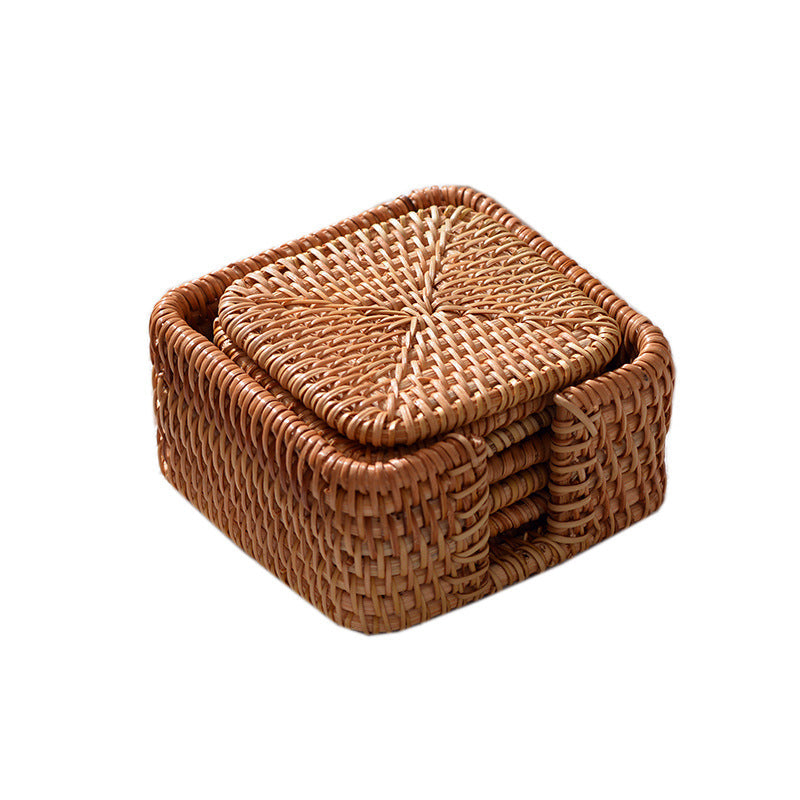 Handmade Coasters made of Woven Material | Thrascher