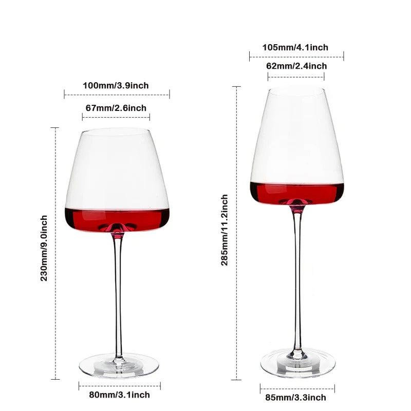 Handmade Lead-Free Crystal Wine and Champagne Glasses, Sets of 2, 4 or 6, view 10
