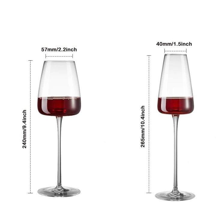 Handmade Lead-Free Crystal Wine and Champagne Glasses, Sets of 2, 4 or 6, view 11