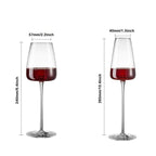 Handmade Lead-Free Crystal Wine and Champagne Glasses, Sets of 2, 4 or 6, view 11